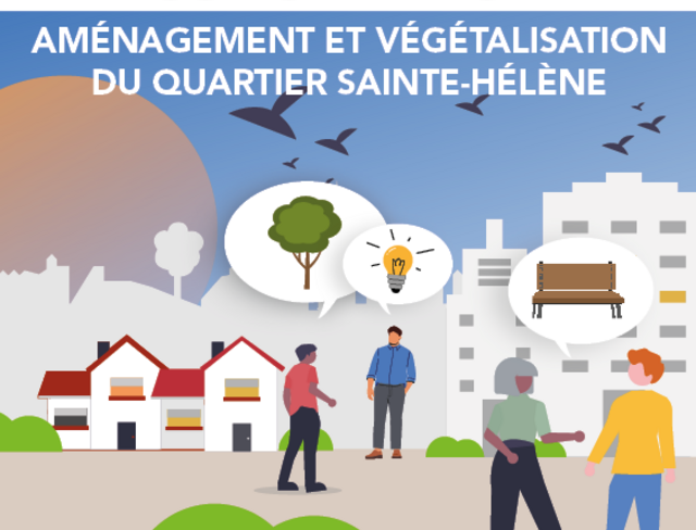 CONCERTATION : Nommer les lieux de passage et de convivialité  du quartier Sainte-Hélène