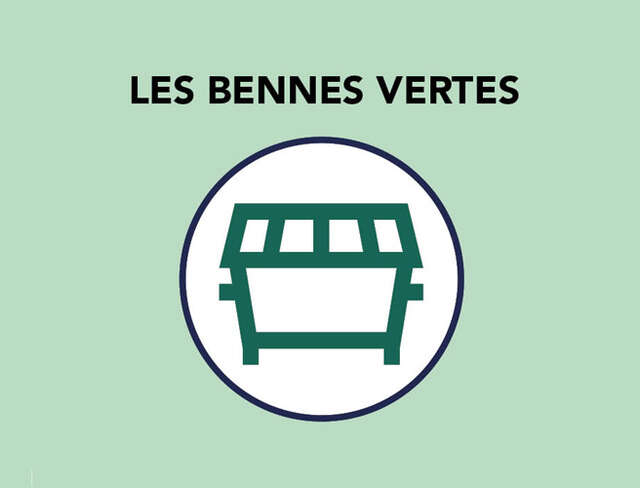 Bennes pour les déchets verts 