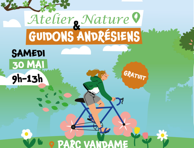 Inscription - Atelier Nature et Guidons Andrésiens 